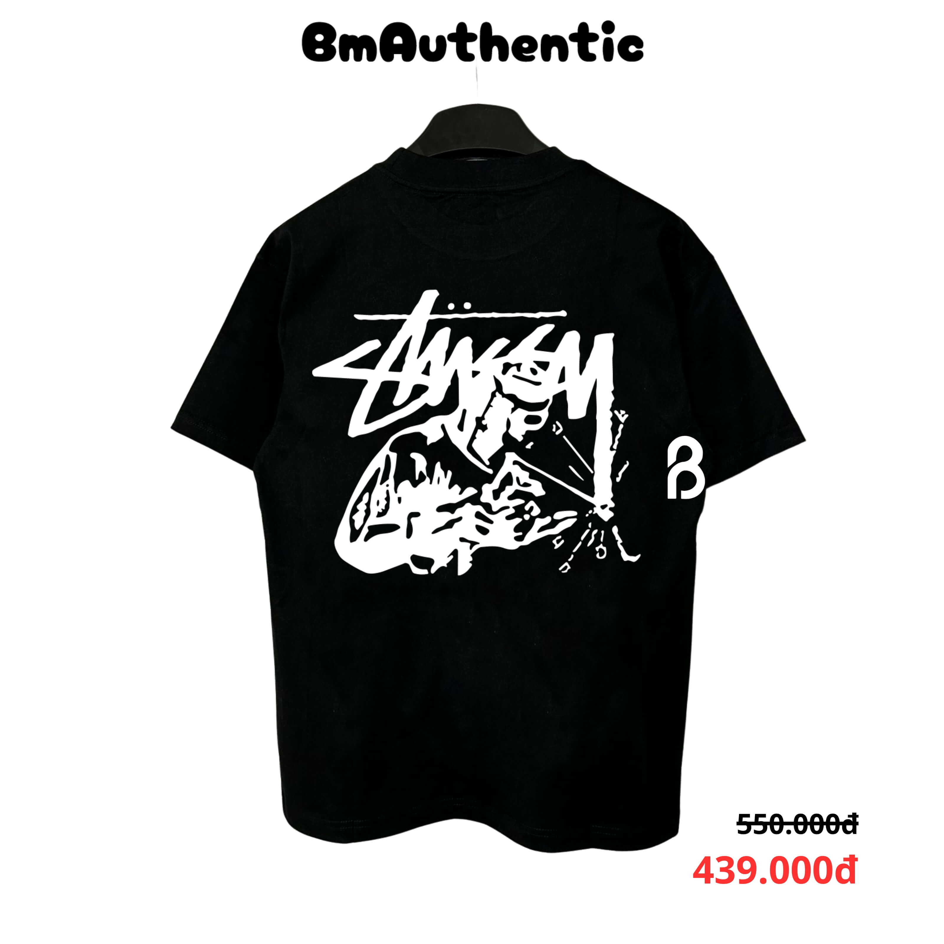 Áo Thun Stussy Built Tough Worker Cotton Cao Cấp Form Rộng - BM Authentic