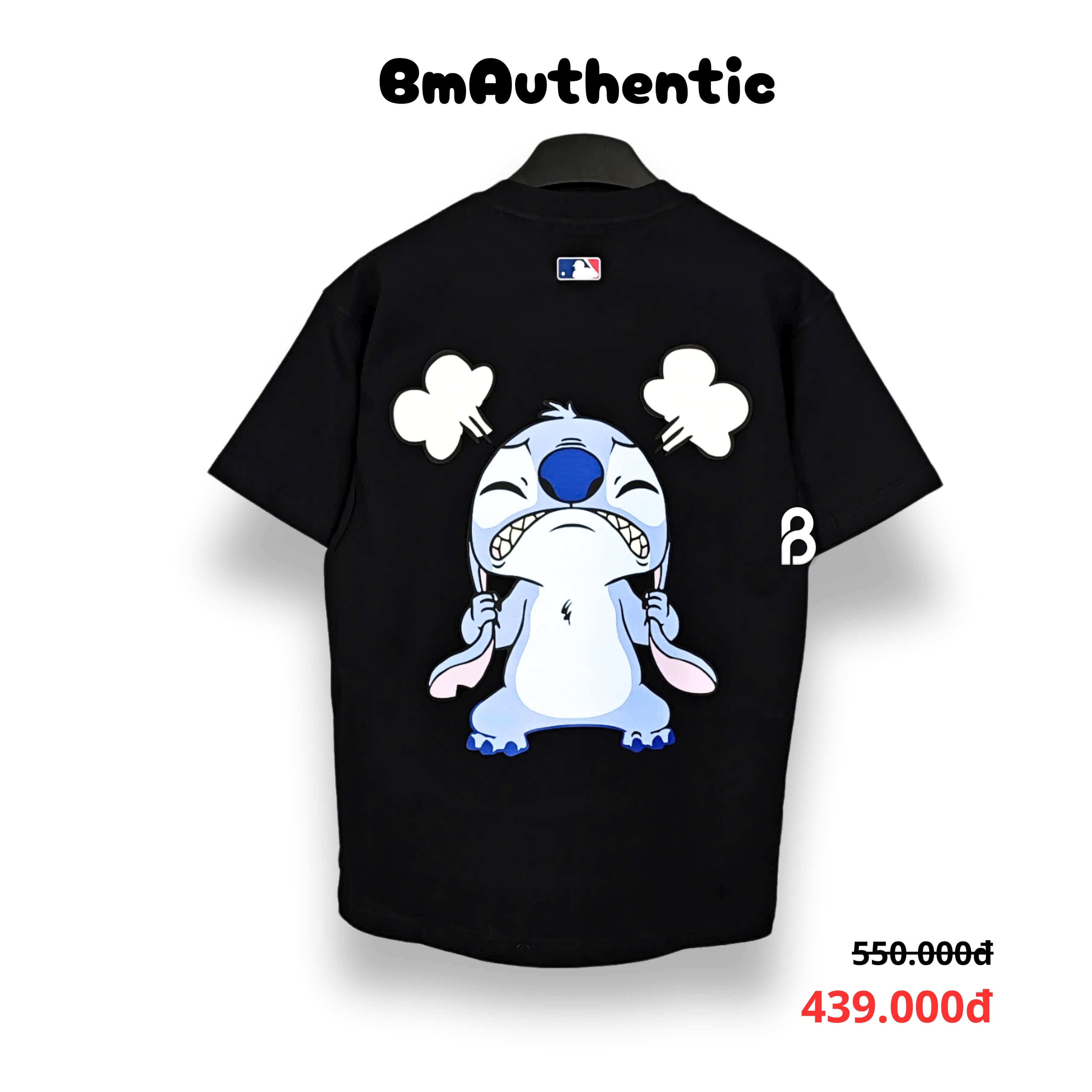 Áo Thun Stitch Cartoon Cotton Cao Cấp Form Rộng - BM Authentic