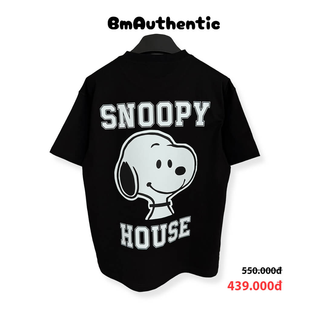 Áo Thun Authentic Snoopy House Cotton Cao Cấp Form Rộng - BM Authentic