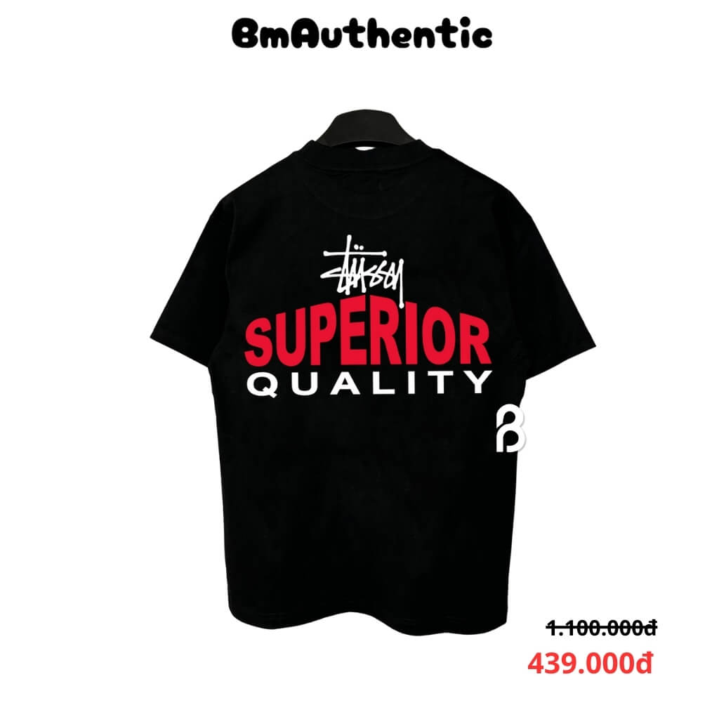 Áo Thun Stussy Superior Quality Cotton Cao Cấp Form Rộng - BM Authentic