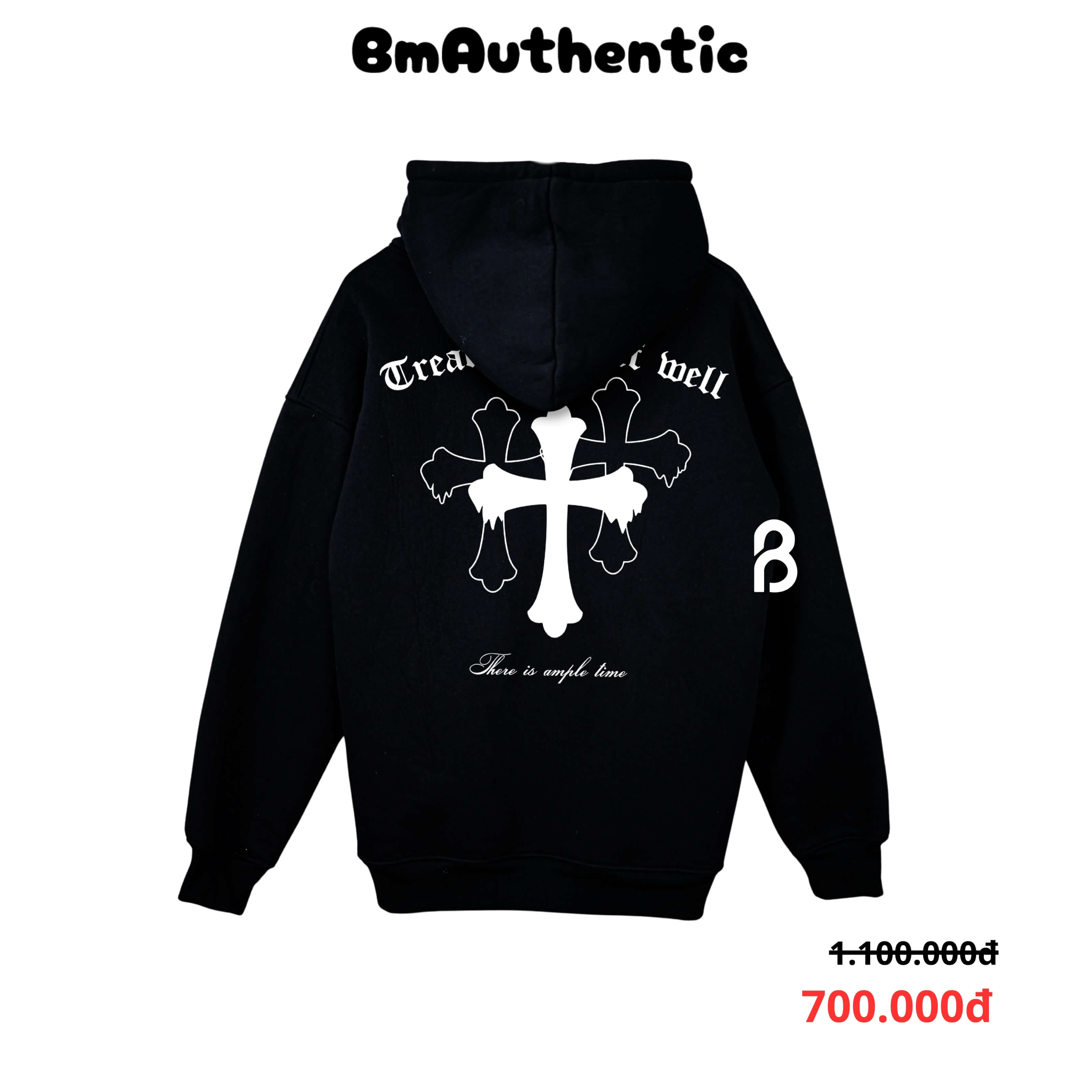 Hoodie Chrome Hearts Treat Yourself Well Cross Cotton Cao Cấp Form Rộng– BM Authentic