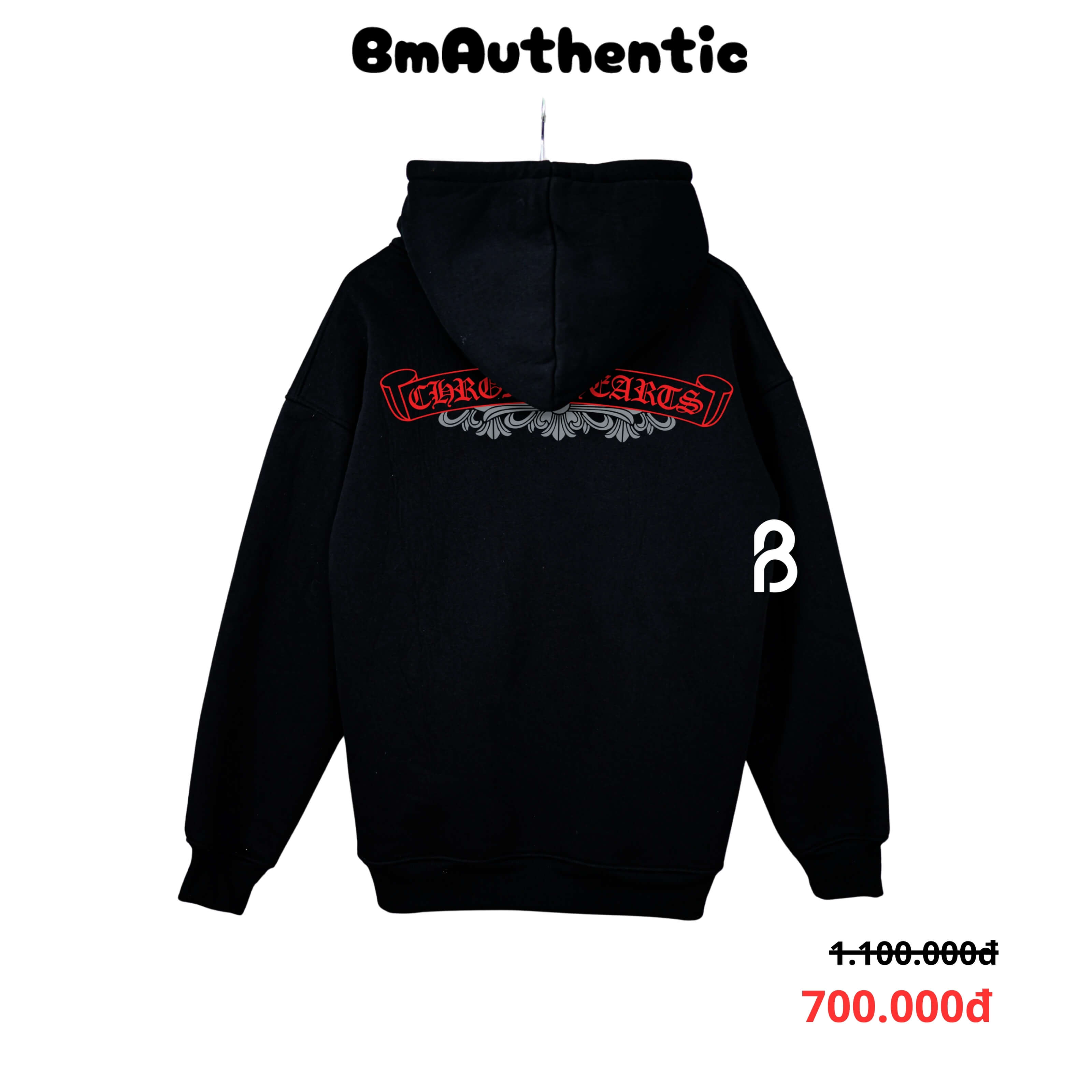 Hoodie Chrome Hearts Red Banner Cotton Cao Cấp Form Rộng – BM Authentic