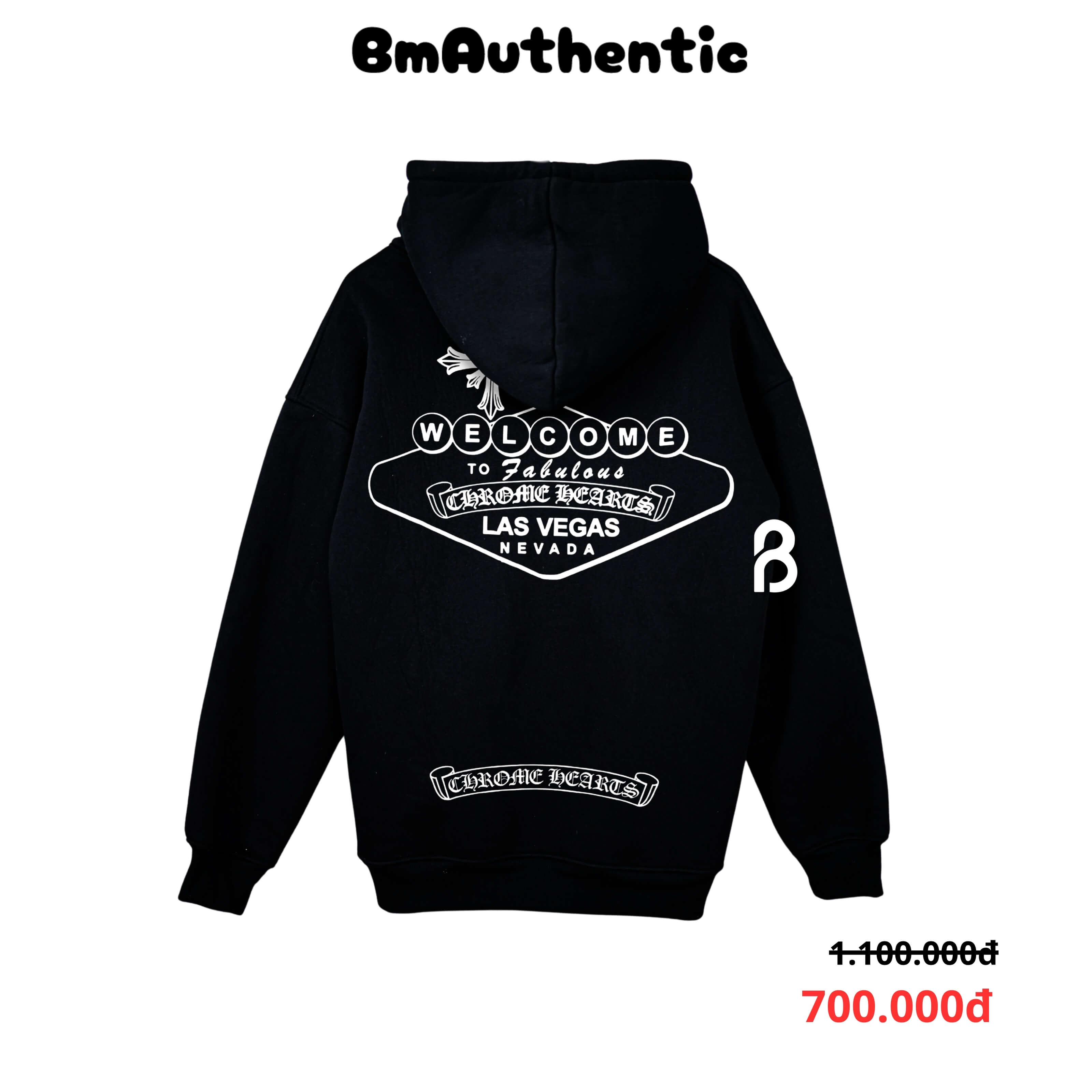 Hoodie Chrome Hearts Las Vegas Cotton Cao Cấp Form Rộng – BM Authentic