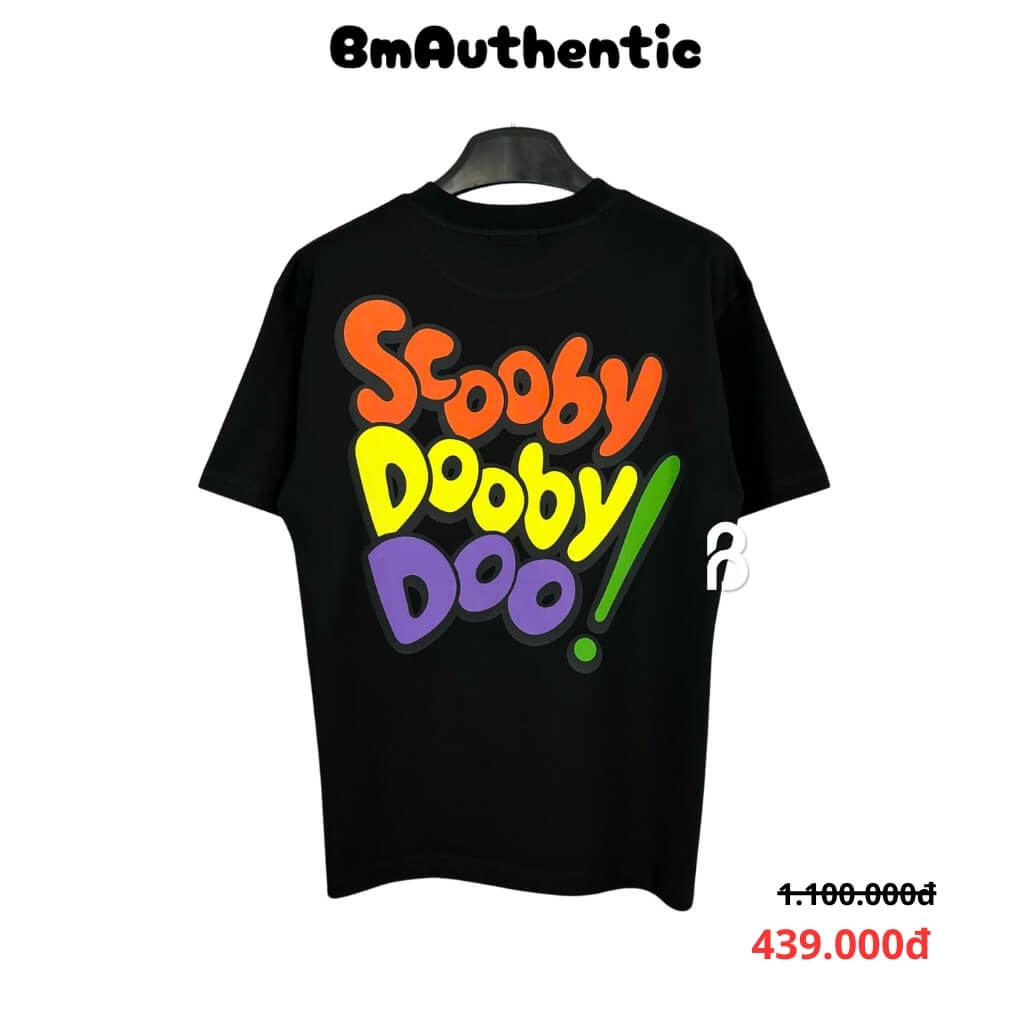 Áo Thun Scooby Dooby Doo Cotton Cao Cấp Form Rộng Màu Đen - BM Authentic