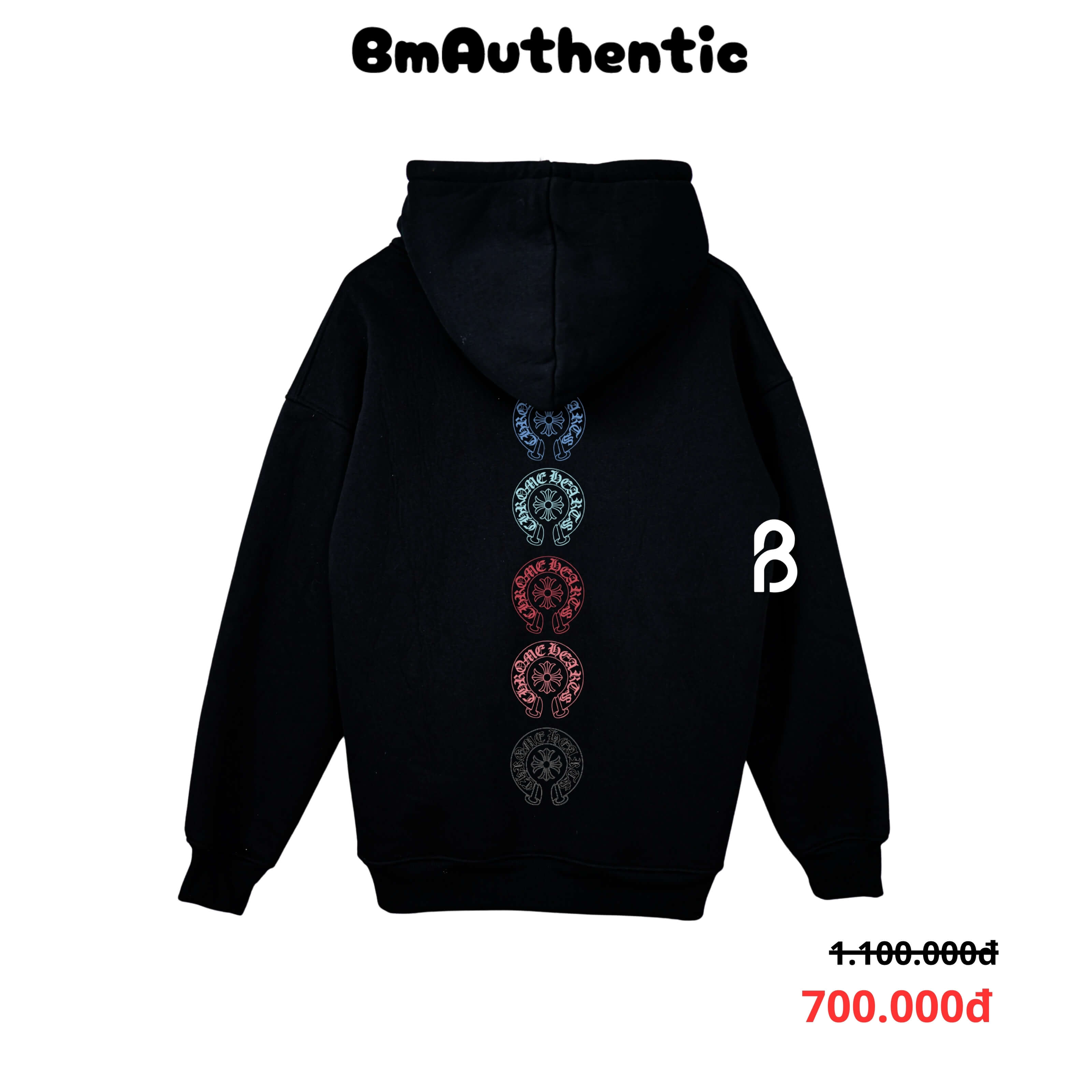 Hoodie Chrome Hearts Multi-Color Horseshoe Cotton Cao Cấp Form Rộng - BM Authentic