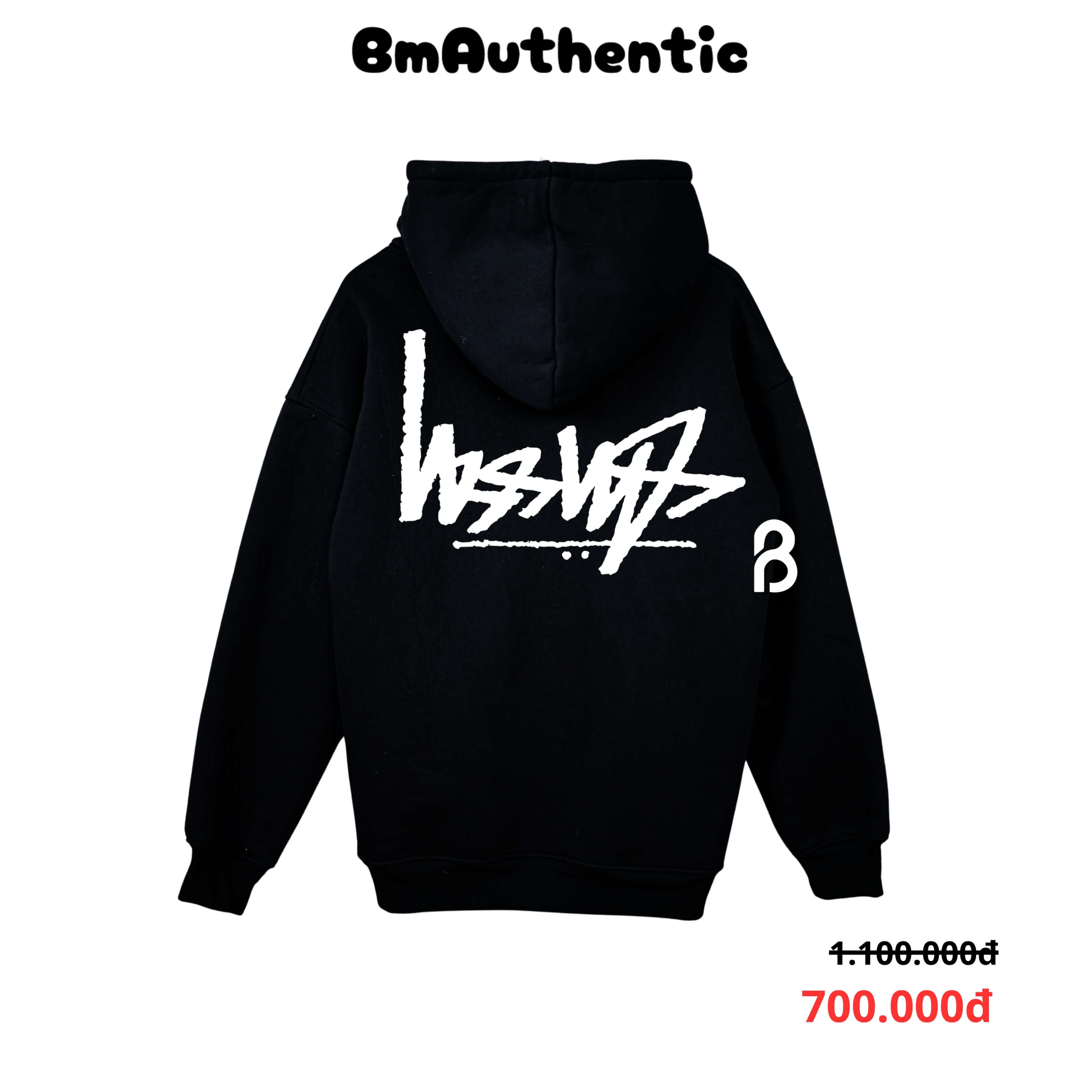 Hoodie Stussy Flipped Cotton Cao Cấp Form Rộng – BM Authentic