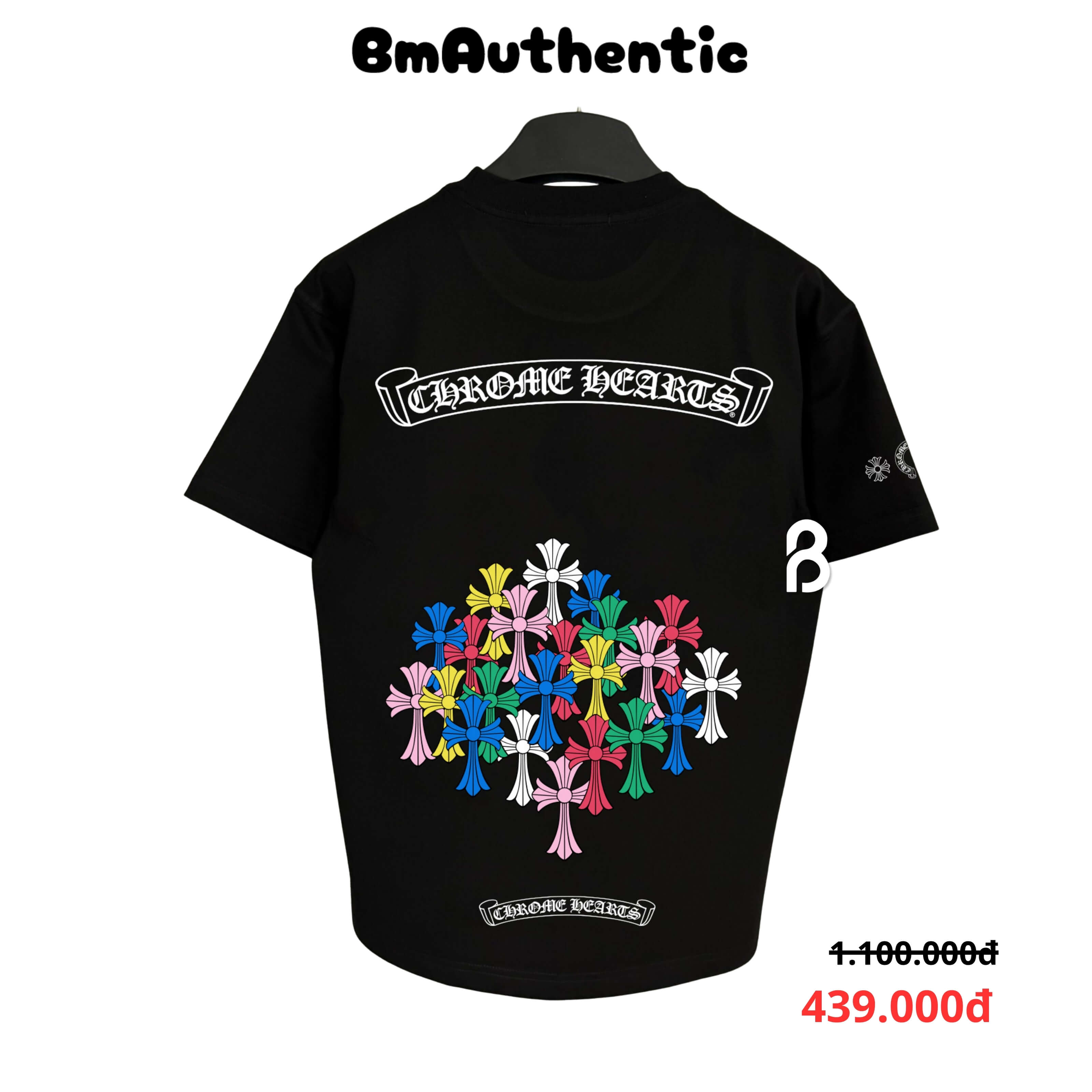 Áo Thun Chrome Hearts Multi Floral Cluster Cotton Cao Cấp Form Rộng - BM Authentic