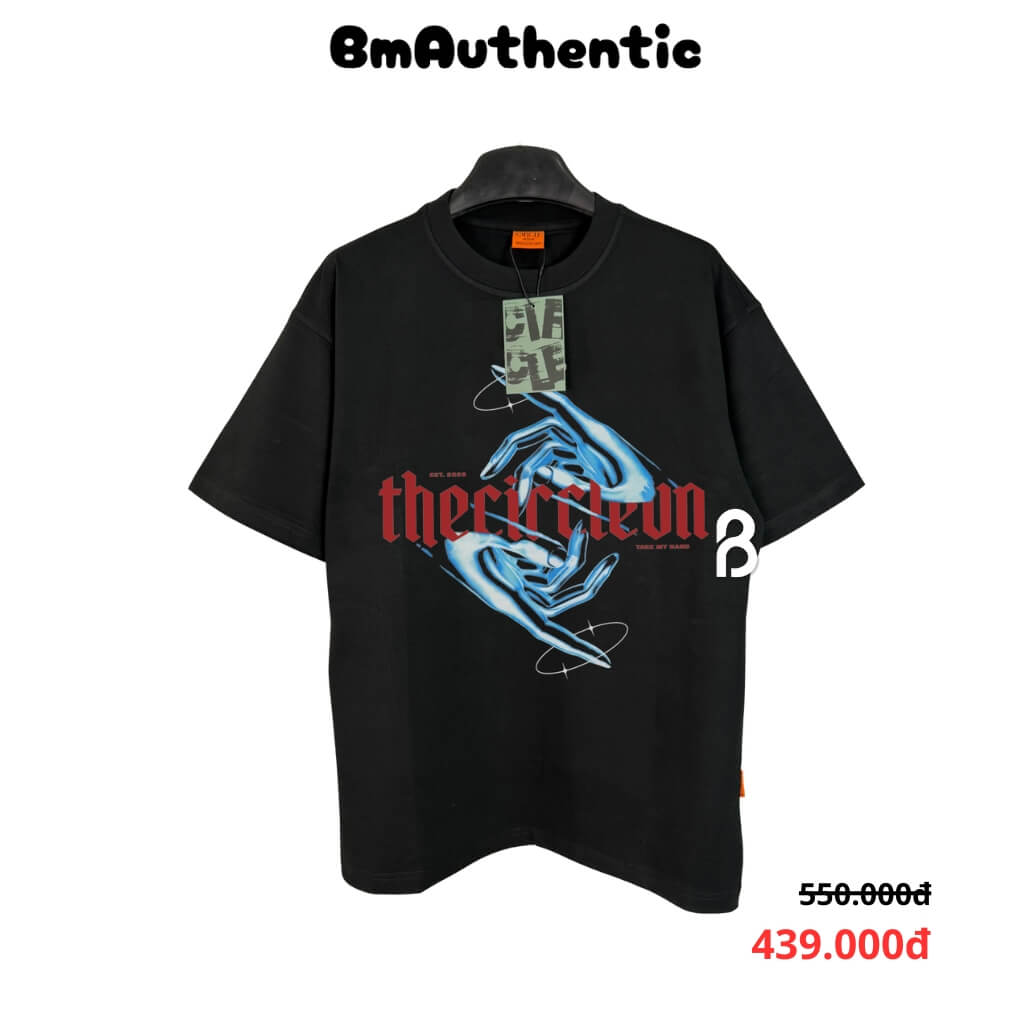 Áo Thun Circle Take My Hand Cotton Cao Cấp Form Rộng - BM Authentic