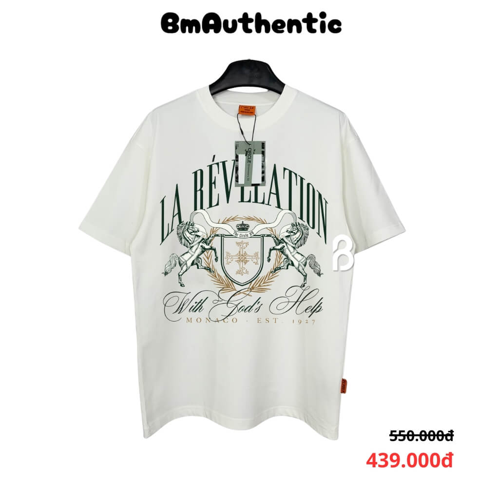 Áo Thun Circle La Révélation With God’s Help Cotton Cao Cấp Form Rộng - BM Authentic