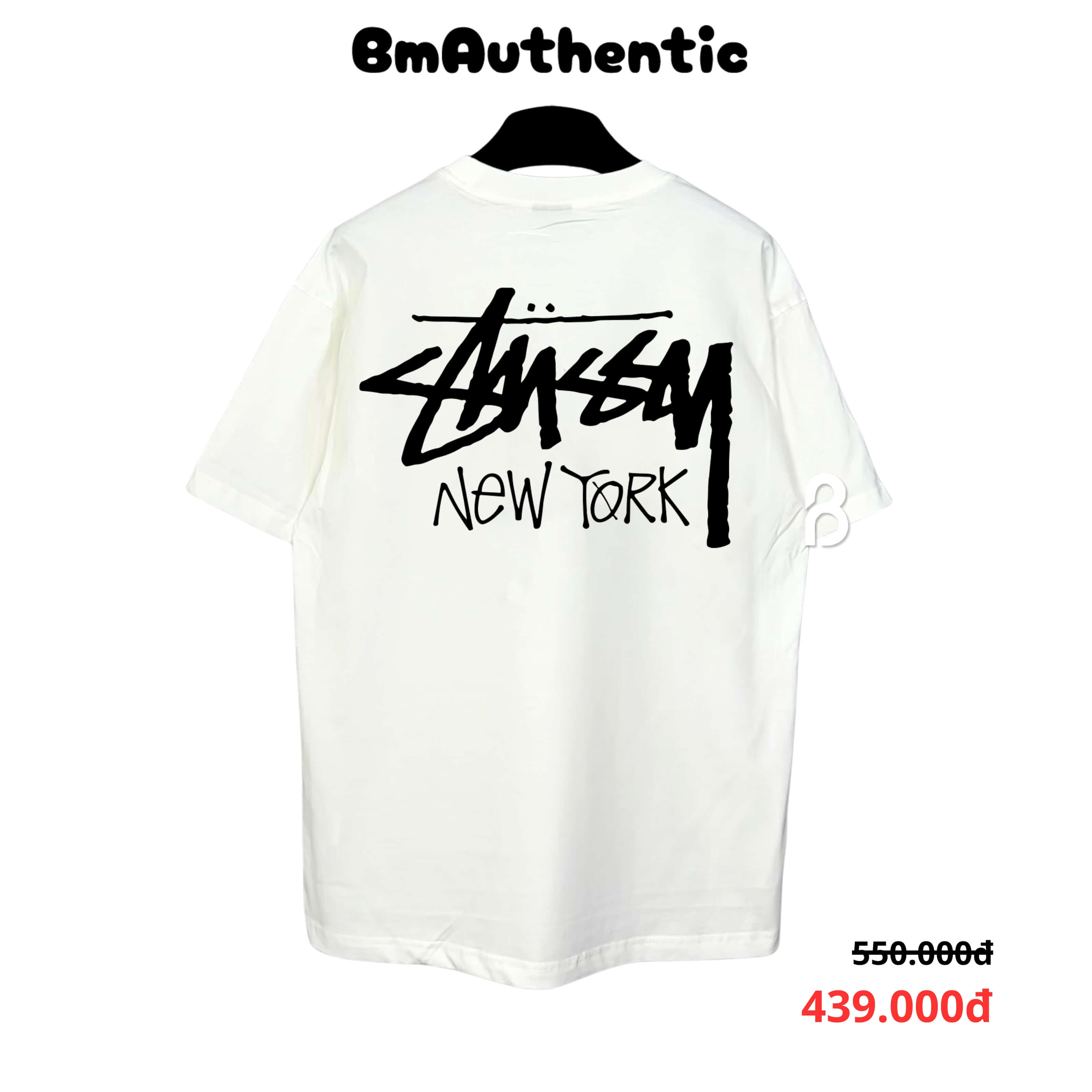Áo Thun Stussy New York Cotton Cao Cấp Form Rộng - BM Authentic