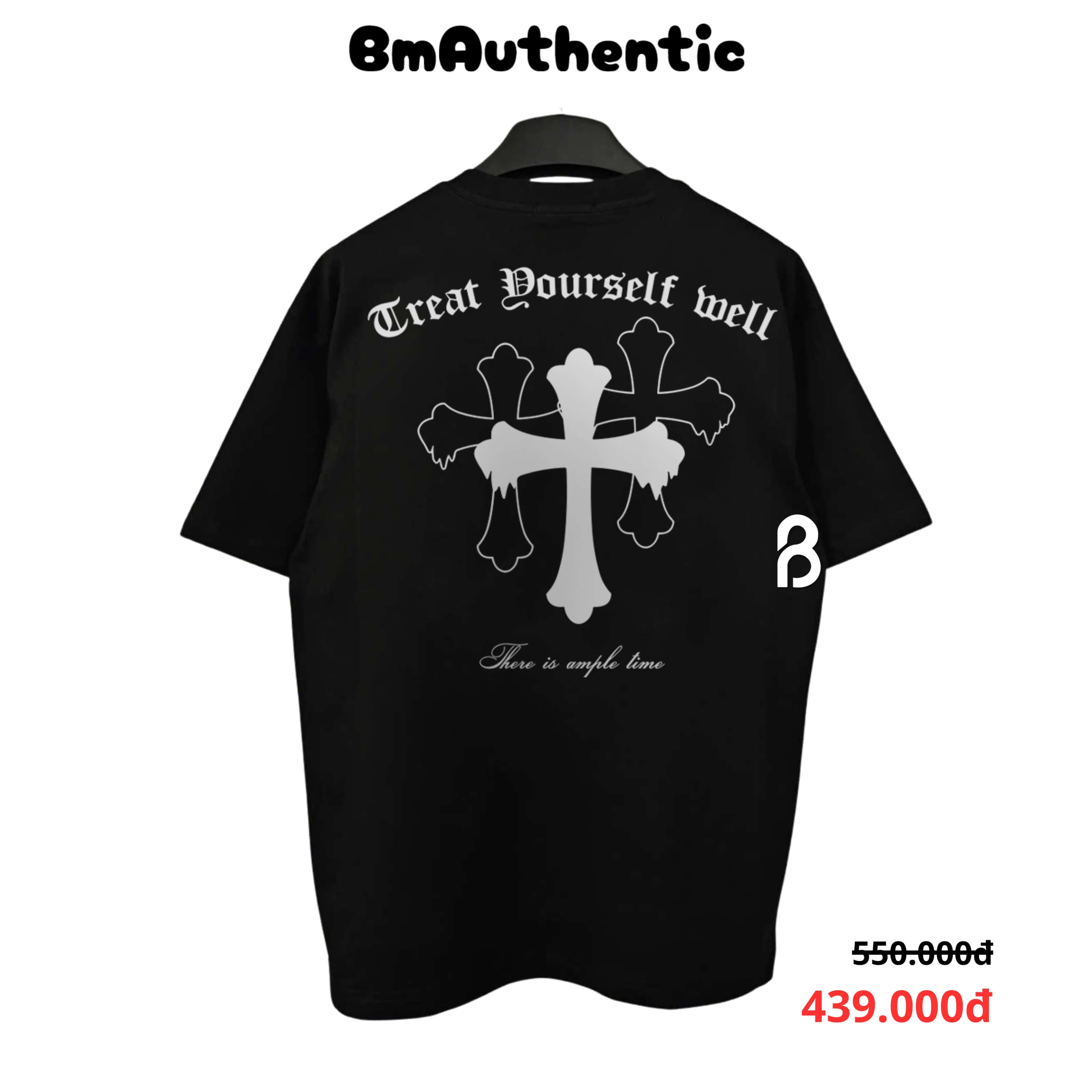 Áo Thun Circle Treat Yourself Well Cotton Cao Cấp Form Rộng - BM Authentic