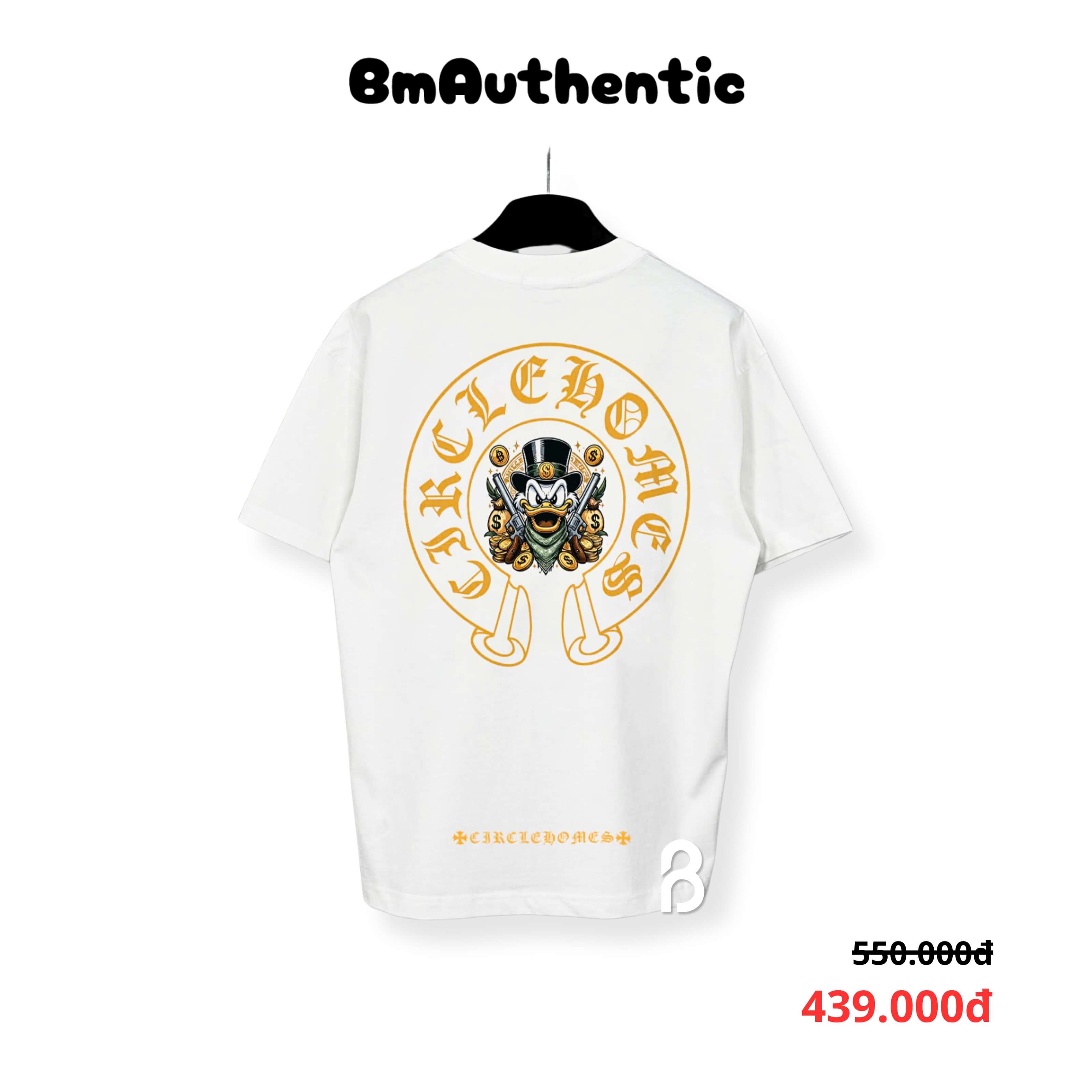 Áo Thun Circle Gold Donald Cotton Cao Cấp Form Rộng - BM Authentic