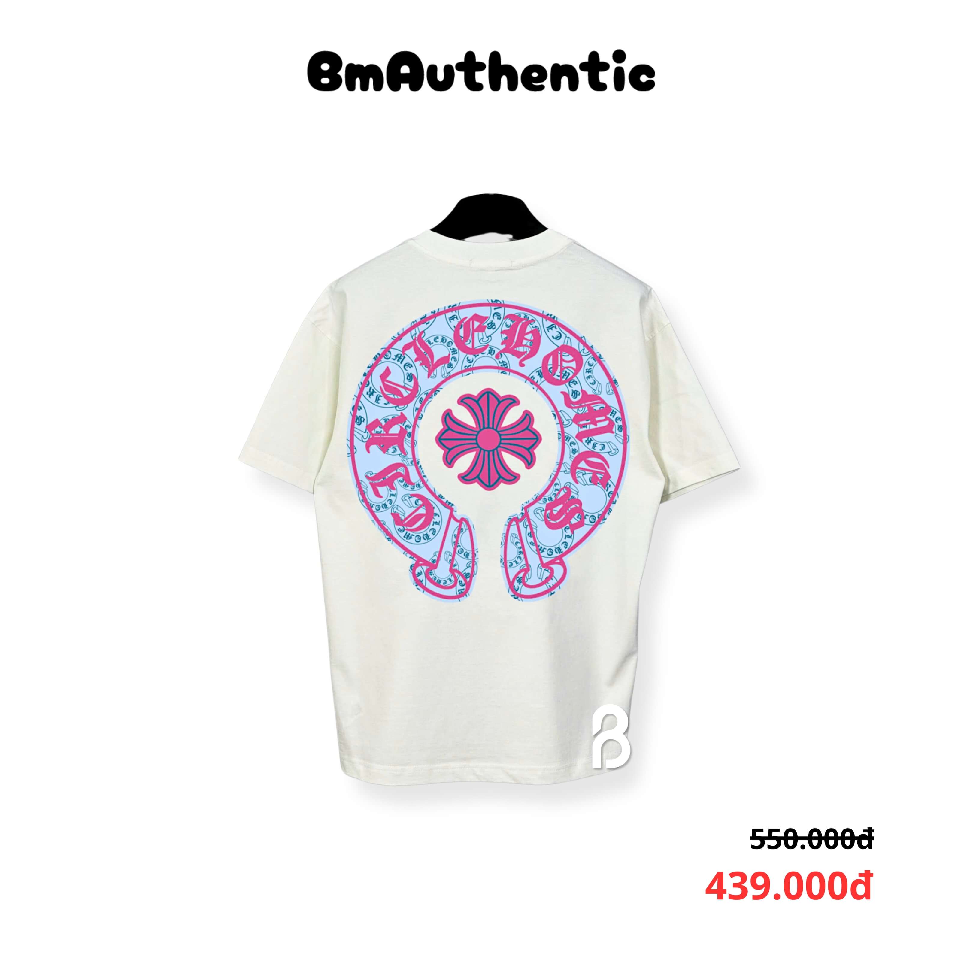 Áo Thun Circle Spiral Pink Blue Cotton Cao Cấp - BM Authentic