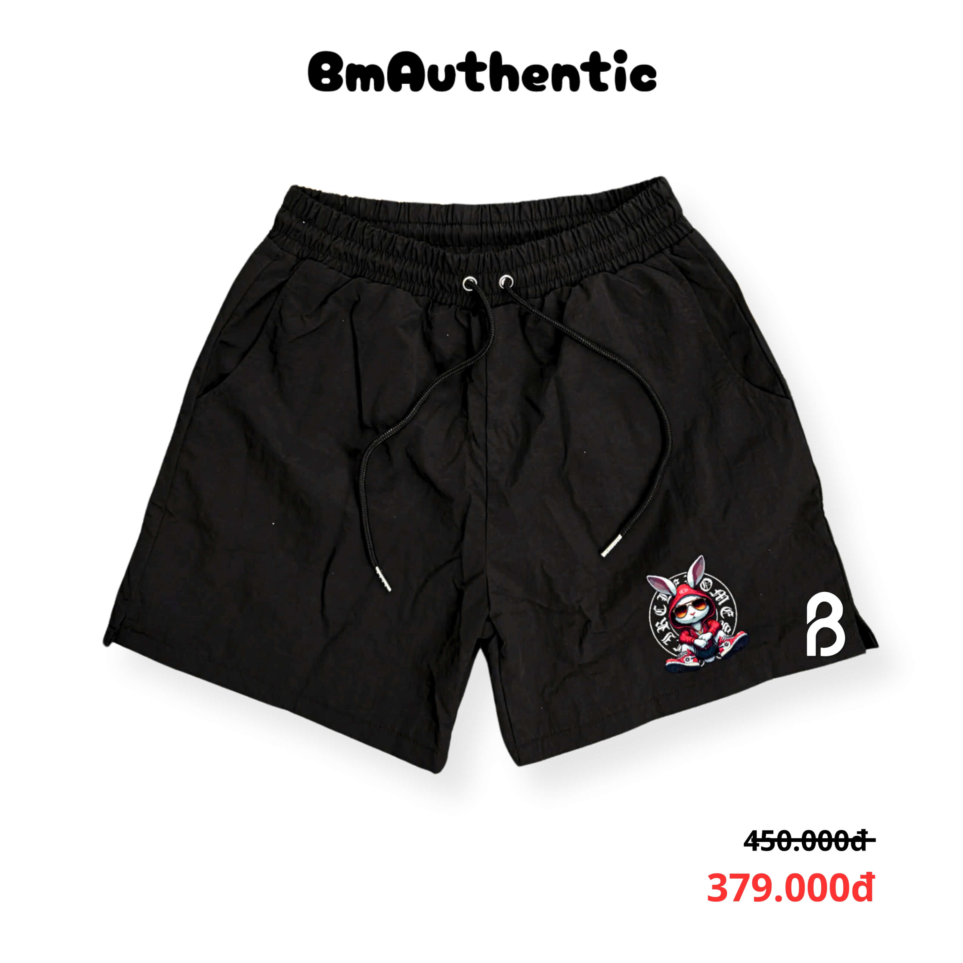 Quần Short Chrome Hearts Bunny Doll Cotton Cao Cấp - BM Authentic