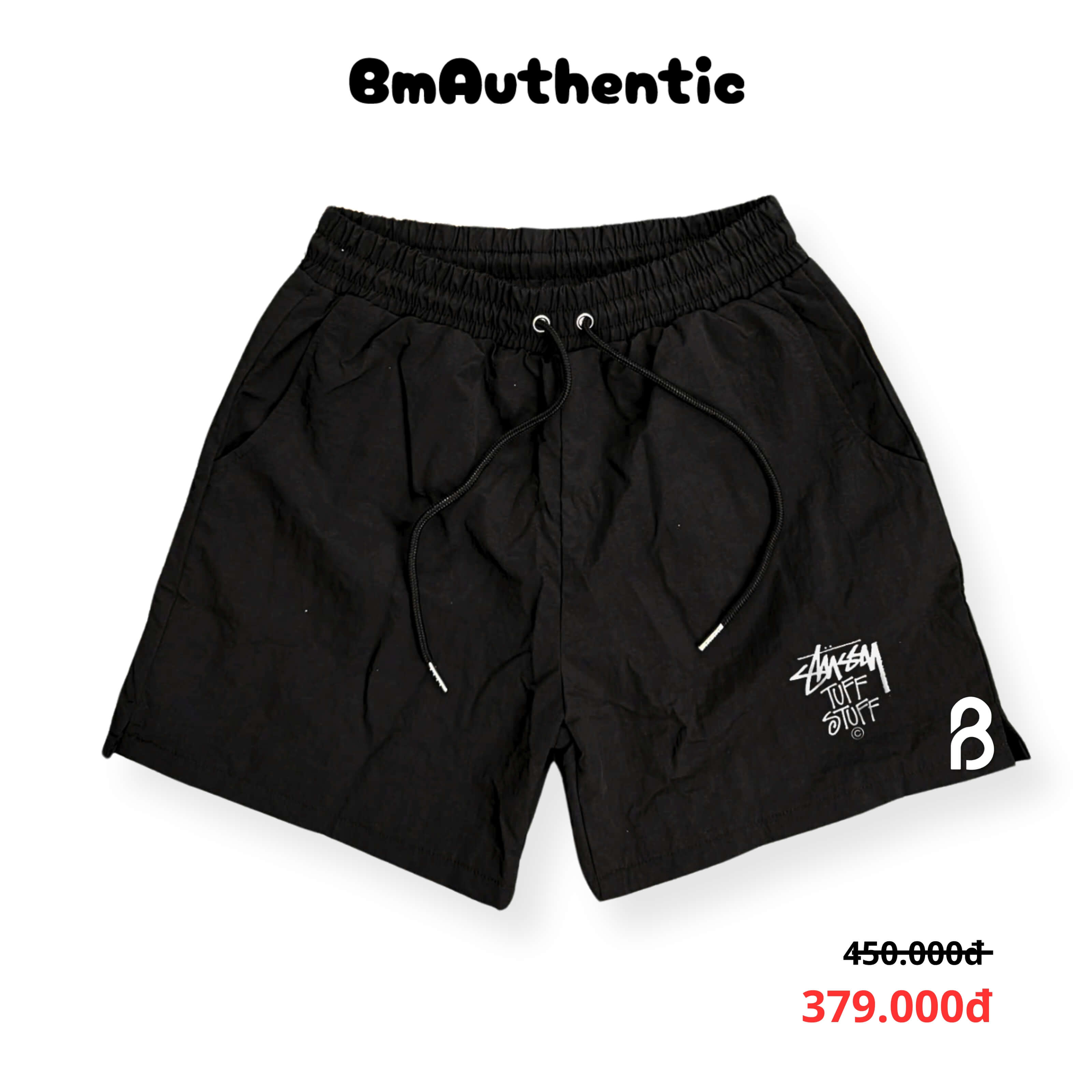 Quần Short Stussy Tuff Stuff Cotton Cao Cấp - BM Authentic