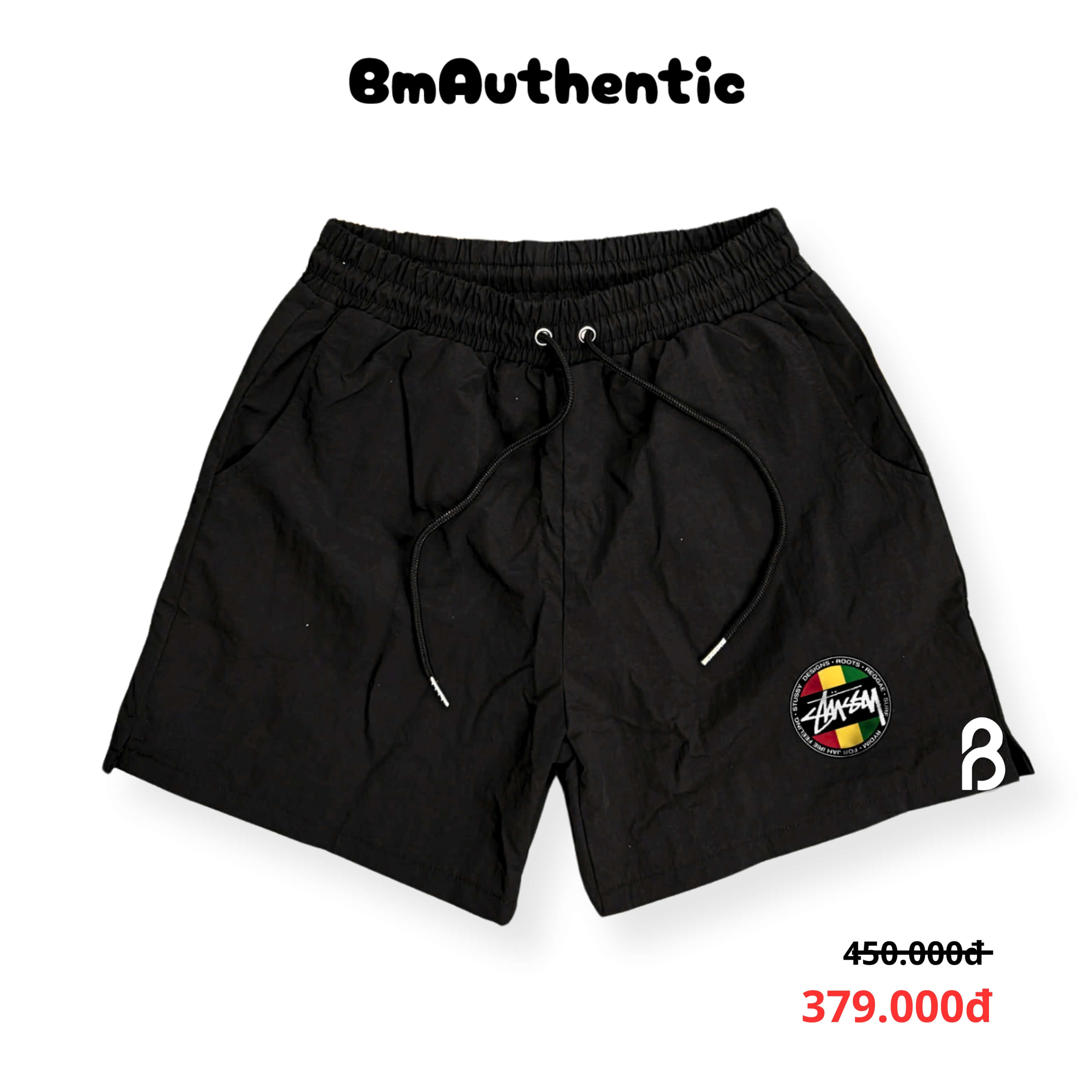 Quần Short Stussy Tribe Circle Cotton Cao Cấp - BM Authentic