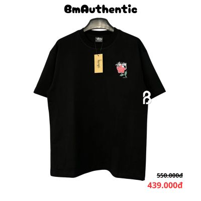 Áo Thun Stussy California Flower Graphic Cotton Cao Cấp Form Rộng - BM Authentic