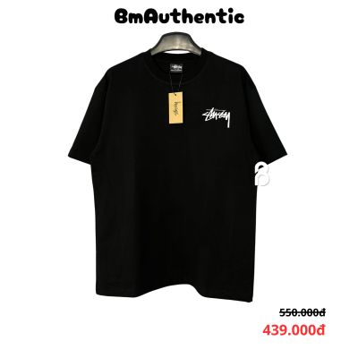 Áo Thun Stussy Peace Begins With A Smile Cotton Cao Cấp Form Rộng - BM Authentic