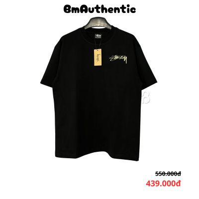 Áo Thun Stussy Air 8089 Retro Logo Cotton Cao Cấp Form Rộng - BM Authentic