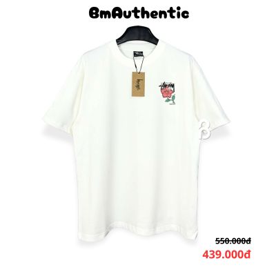 Áo Thun Stussy California Flower Graphic Cotton Cao Cấp Form Rộng - BM Authentic