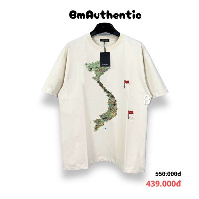 Áo Thun Authentic Bản Đồ Việt Nam Cotton Cao Cấp Form Rộng - BM Authentic