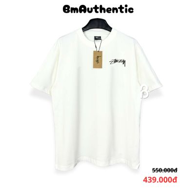 Áo Thun Stussy Air 8089 Retro Logo Cotton Cao Cấp Form Rộng - BM Authentic