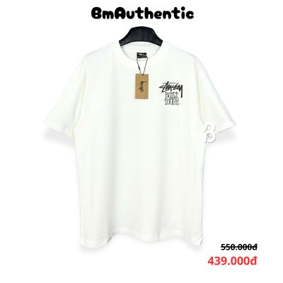 Áo Thun Stussy Built Tough Worker Cotton Cao Cấp Form Rộng - BM Authentic