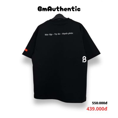Áo Thun Authentic Việt Nam Độc Lập Tự Do Cotton Cao Cấp Form Rộng - BM Authentic