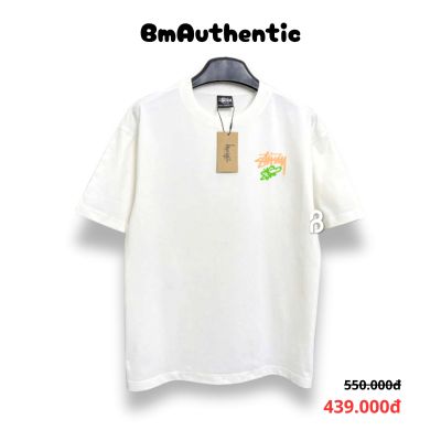 Áo Thun Stussy Flower Note Graphic Cotton Cao Cấp Form Rộng - BM Authentic