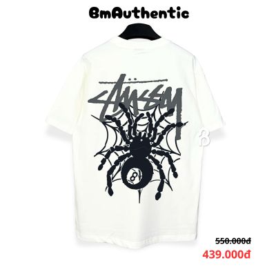 Áo Thun Stussy Spider 8Ball Cotton Cao Cấp Form Rộng - BM Authentic