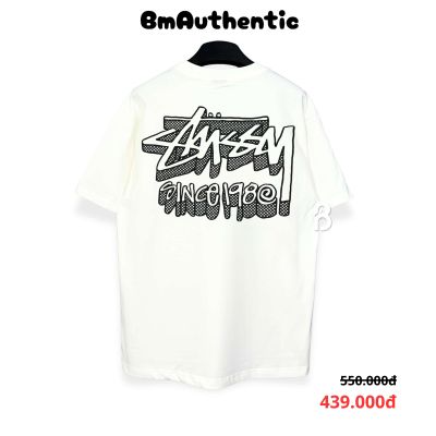 Áo Thun Stussy Since 1980 Graphic Cotton Cao Cấp Form Rộng - BM Authentic