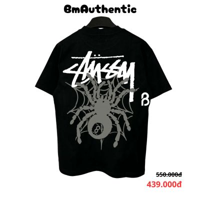Áo Thun Stussy Spider 8Ball Cotton Cao Cấp Form Rộng - BM Authentic