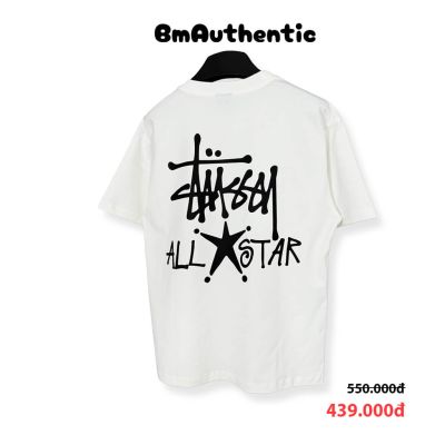 Áo Thun Stussy All Star Logo Cotton Cao Cấp Form Rộng - BM Authentic
