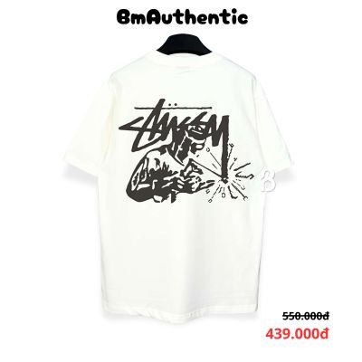 Áo Thun Stussy Built Tough Worker Cotton Cao Cấp Form Rộng - BM Authentic