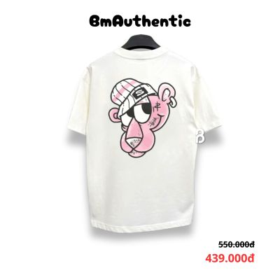 Áo Thun Stussy Pink Panther Graffiti Cotton Cao Cấp Form Rộng - BM Authentic