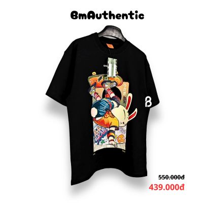 Áo Thun Labubu Skateboarding Cotton Cao Cấp Form Rộng - BM Authentic