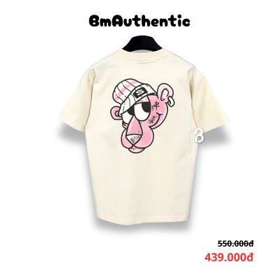 Áo Thun Stussy Pink Panther Graffiti Cotton Cao Cấp Form Rộng - BM Authentic