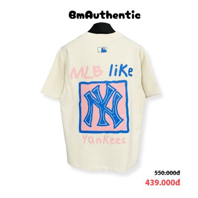 Áo Thun MLB Yankees Like Cotton Cao Cấp Form Rộng - BM Authentic