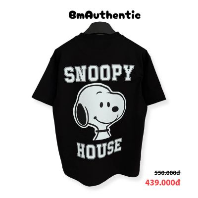 Áo Thun Authentic Snoopy House Cotton Cao Cấp Form Rộng - BM Authentic