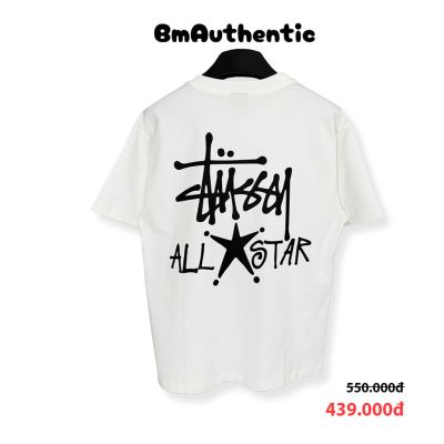 Áo Thun Stussy All Star Logo Cotton Cao Cấp Form Rộng - BM Authentic