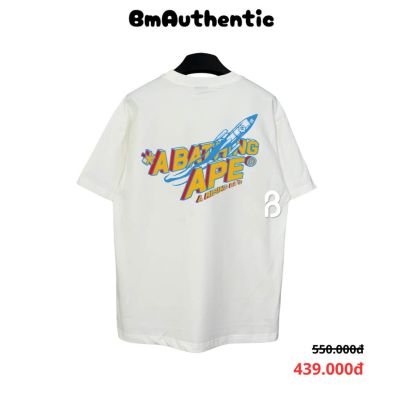 Áo Thun Bape A Bathing Ape Rising Bape Space Cotton Cao Cấp Form Rộng - BM Authentic