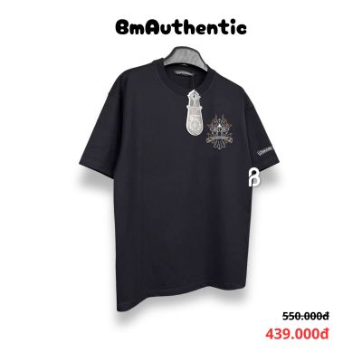 Áo Thun Chrome Hearts Cross Flame Cotton Cao Cấp Form Rộng - BM Authentic