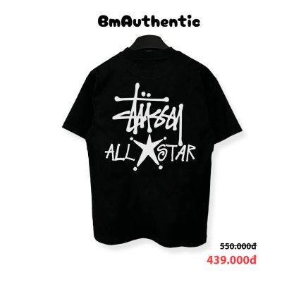 Áo Thun Stussy All Star Logo Cotton Cao Cấp Form Rộng - BM Authentic