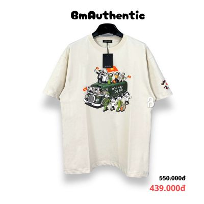 Áo Thun Authentic Xe Đoàn Quân Độc Lập Tự Do Cotton Cao Cấp Form Rộng - BM Authentic