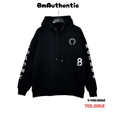 Hoodie Chrome Hearts Double Red Cross Cotton Cao Cấp Form Rộng Unisex - BM Authentic