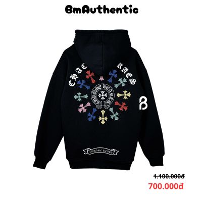 Hoodie Chrome Hearts Rainbow Cross Ring Cotton Cao Cấp Form Rộng – BM Authentic