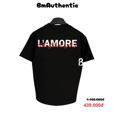 Áo Thun Circle L’AMORE Typography Cotton Cao Cấp Form Rộng - BM Authentic