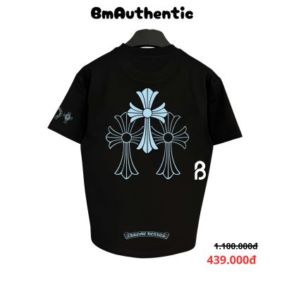 Áo Thun Chrome Hearts Triple Cross Sky Blue Tee – BM Authentic