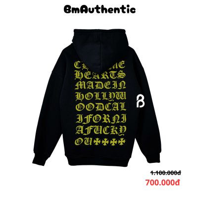 Hoodie Chrome Hearts Yellow Gothic Back Cao Cấp Form Rộng – BM Authentic
