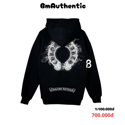 Hoodie Chrome Hearts Smoke Horseshoe Cotton Cao Cấp Form Rộng - BM Authentic